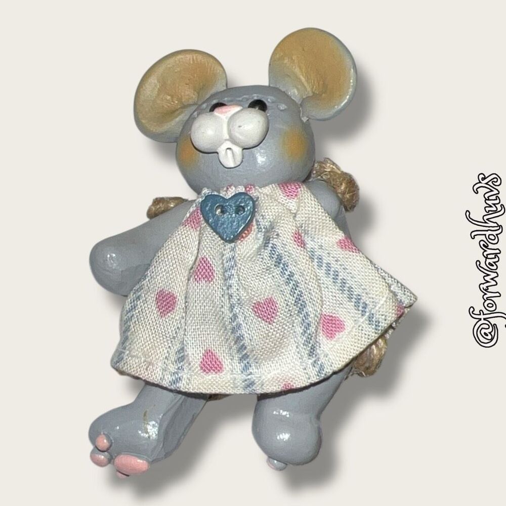 1980’s Style Vintage Mouse Brooch Pin